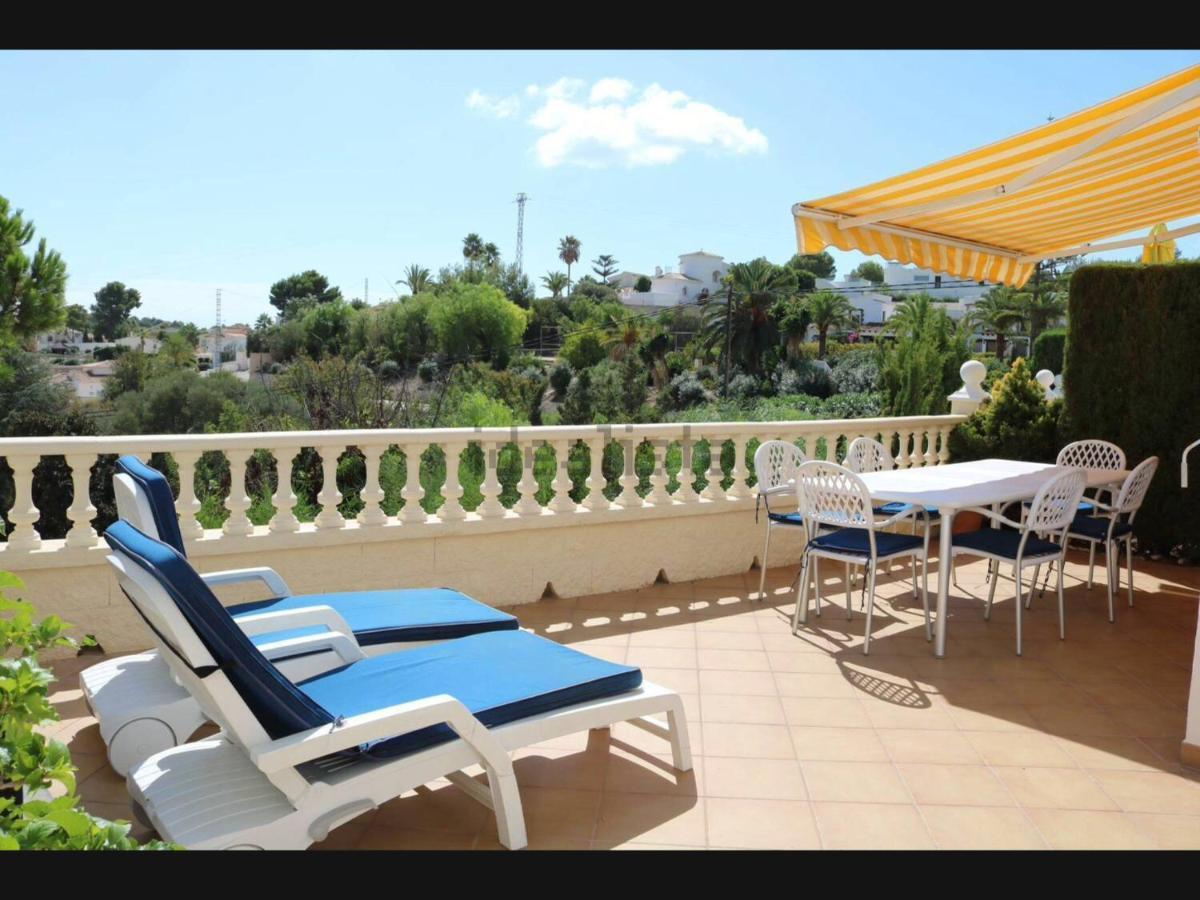 Rosalalinda - Cosy Semi-Detached Home With Sea Views And Large Terrace Moraira Exteriör bild